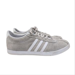 Adidas Courtset Gray Suede Womens Size 10